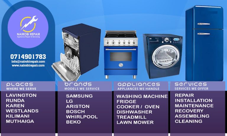 NAIROBI REPAIR – Fridge & Washing Machine Repair Center